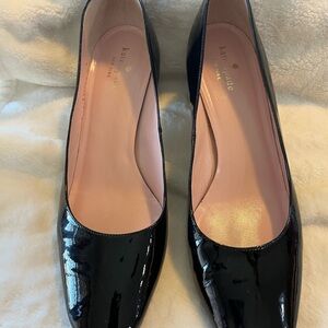 Kate Spade Black Patent Leather Heels